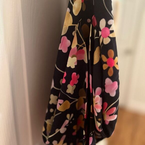 CAbi Black Flutter Sleeve Ruffled Blouse - Picture 5 of 7